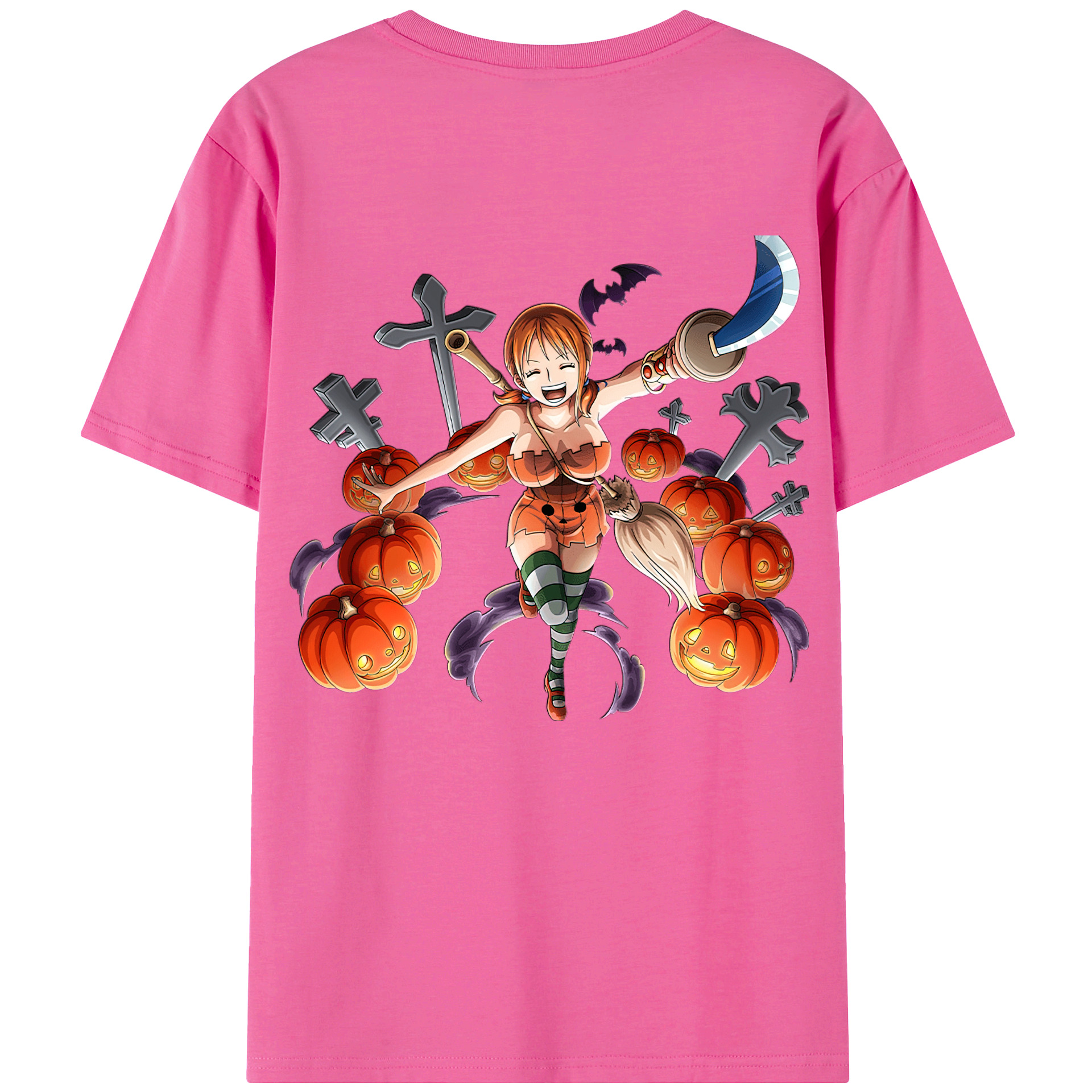 （画像用） ワンピース ナミ ONE PIECE Nami レディース半袖Tシャツ(バックプリント)